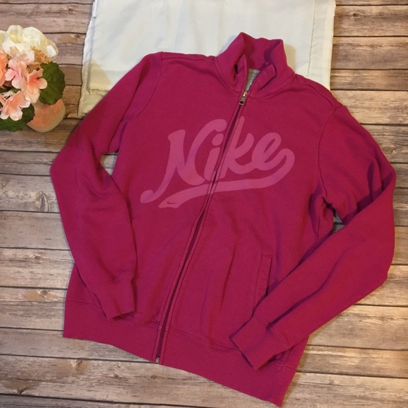 Nike Tops - Nike | Maroon Full Zip-Up Size L